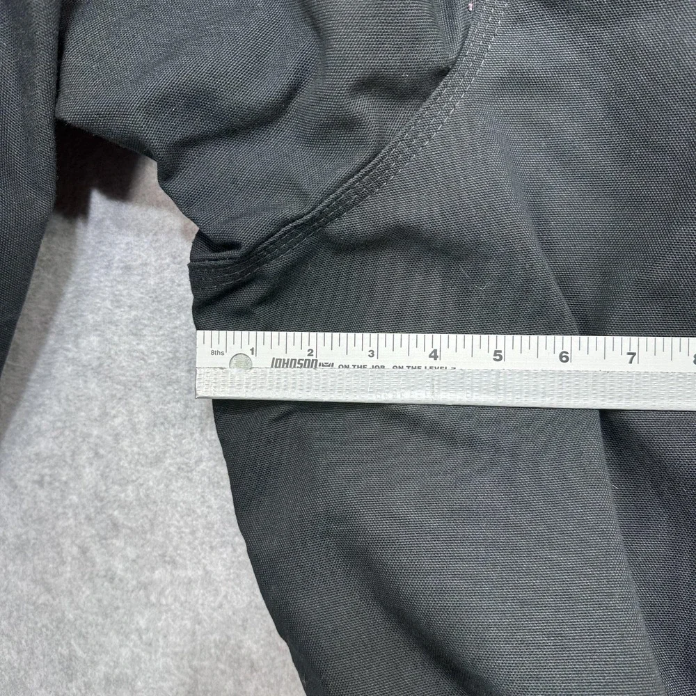 Carhartt Duck Thermal Lined Active Jacket Mens 5XL Black J131 Hooded Zip Outdoor